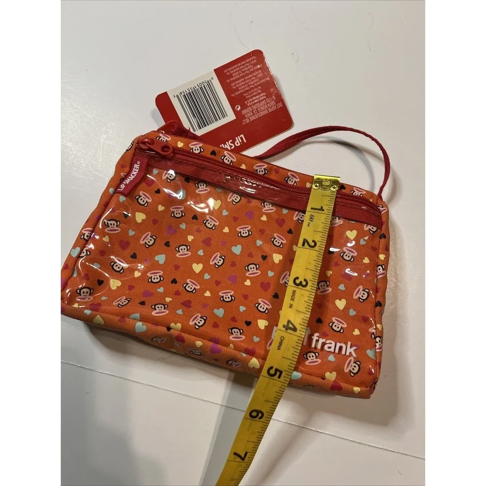 NWT Paul Frank Lip Smacker Cosmetic Pouch 2011 • Bag Only No Lipgloss